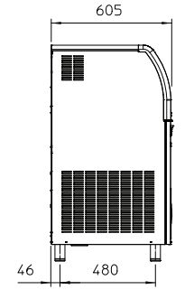 Équipement de production de glace en grains pour usage intensif