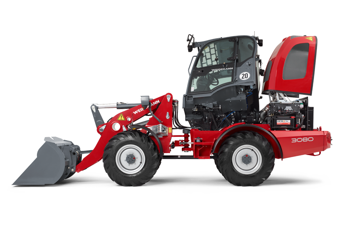 Mini-chargeuse 5.1t - Weidemann 3080 - Puissance et endurance remarquables_3
