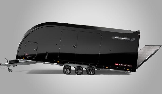 Remorque porte voiture - Plateau - 6,00 x 2,30 m - 3500 KG - 3 Essieux - BRIAN JAMES RT7 BLACK_3