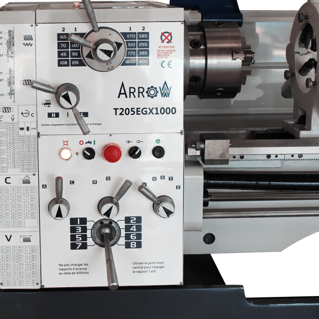 Tour conventionnel ARROW - T205EGX1000 - Neuf, hauteur de pointe 205 mm, distance entre pointes 1000 mm_3
