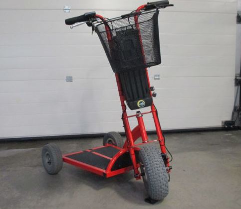 Trottinette électrique industrielle 3 et 5 roues - adaptée aux professionnels, assise ou debout - AZVEP_3