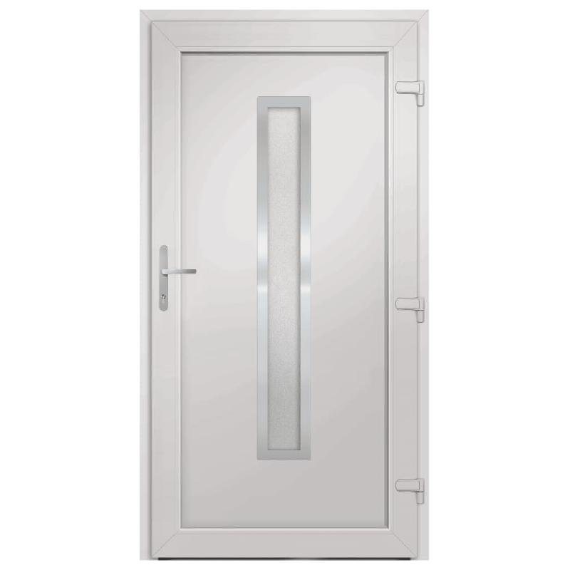 Vidaxl porte d'entrée anthracite 98x208 cm pvc 3187906_3