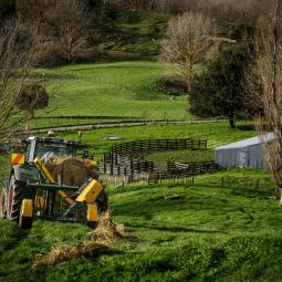 X5000 dérouleuse sans chaîne pour balles rondes et carrées - Hustler Equipment - capacité 2 balles - tractée et auto-chargeante_3