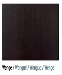 Bureau d'angle K4 avec piètement chromé - Mobel Linea - 180, Wenge, Droite_3