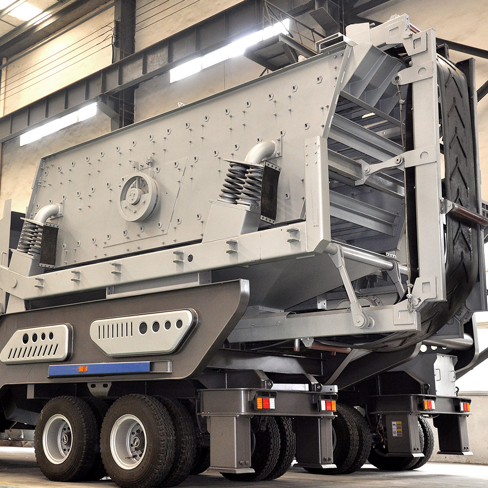 Solution mobile de criblage avec entraînement diesel-électrique