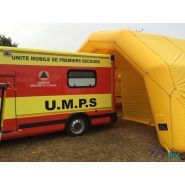 Abris médicaux mobiles - Fly Pix - Tente PMA gonflable 10x6x2.75 m en PVC avec pompe et régulateur de pression_3