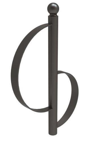 Appui vélos Province Design - 4 pommeaux au choix - hauteur 1000mm - lot de 3_3