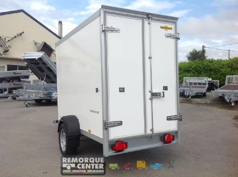 Remorque frigo feinée - HUMBAUR - PTAC : 1300 KG - 251 x 133 x H168 cm - Reference FOURGON_CARGO_1300_BLANC_3