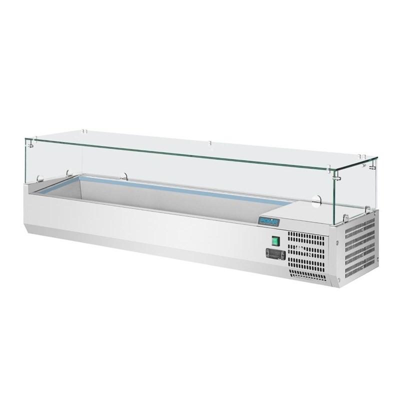 Saladette réfrigérée 5x GN 1/3 et 1x GN 1/2 Série G GD876 Polar_3