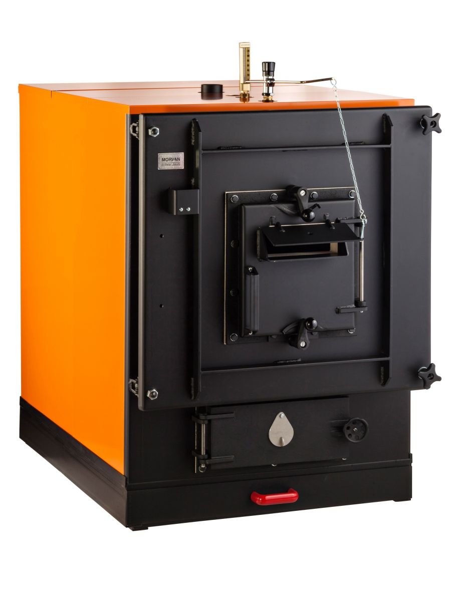 Chaudière bûche avec rendement thermique optimisé