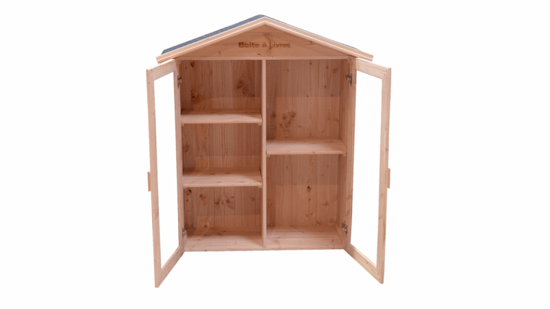 Boîte à livres en bois - sans pied - 30 kg_3