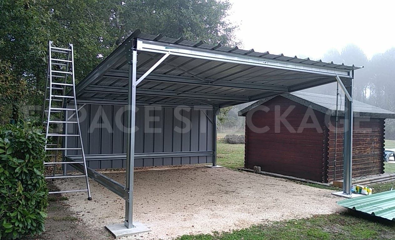Carport métallique modulable simple en kit_3