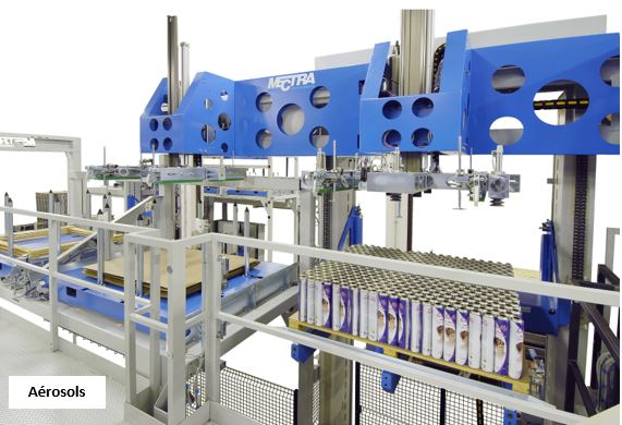 Dépalettiseur  par poussée de la couche ou par plateau magnétique - MECTRA_3