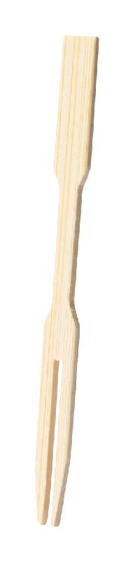 Set de 50 pique-assiettes en bambou - bocal en verre avec couvercle en bambou - couleur naturelle_3