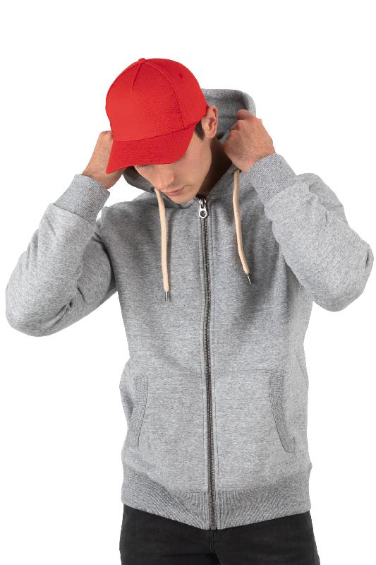 Casquette en coton et polyester recyclés - K-loop tracking - 5 panneaux - Réf: KP228 - Traçabilité blockchain_3