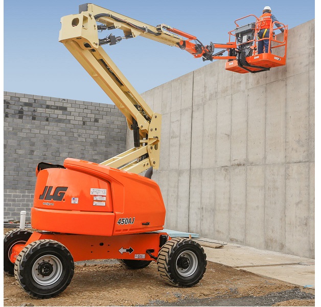 Nacelle articulée diesel JLG - Hauteur de travail 12,33 à 48,15 m - 7 roues motrices et essieu oscillant_3