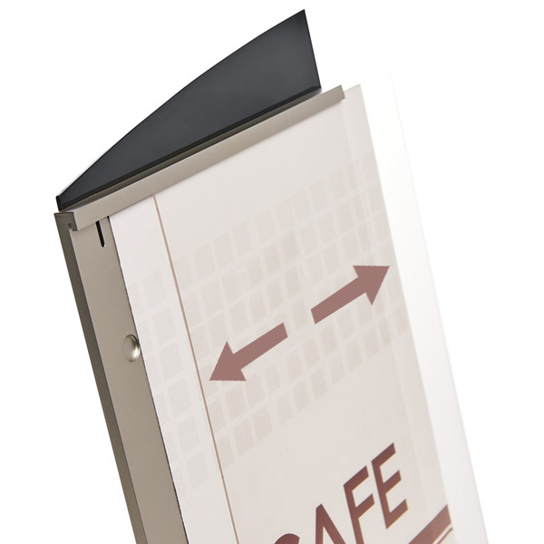 Porte-visuel Black-Line® 262 x 192 mm (portrait) Réf : 45101 - Design élégant et plexiglass antireflets_3