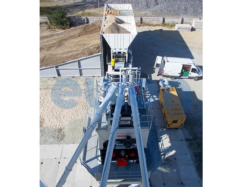 Master-135 Jaguar Centrale à Béton Mobile - 110 m³/h - Montage rapide et transportable_3