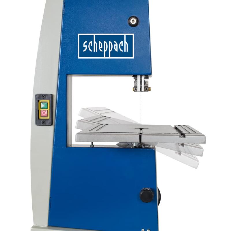 Scie à Ruban Métaux Scheppach MBS1200XT - 1100W, Coupe 127mm, Vitesse Variable 0,7-2,4m/s