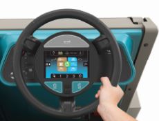 Balayeuse-laveuse autoportée alimentée par batterie M17 Tennant - nettoyage efficace et sécurité optimale_3