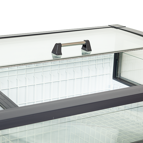 Réfrigérateur / congélateur de supermarché 860 L - Anthracite RAL 7016 | Tefcold - VIEW250CFVS_3