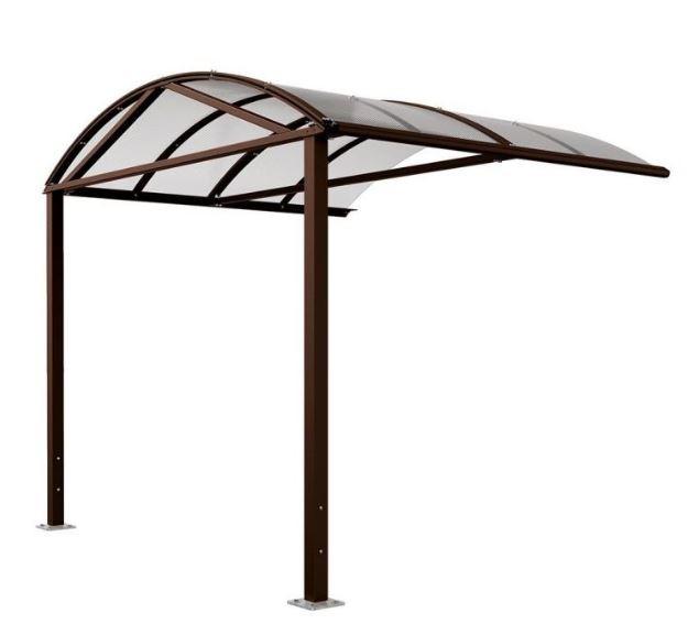 Abri vélos Voûte Large - Dimensions 2520x2640x2830mm - Structure en acier galvanisé_3