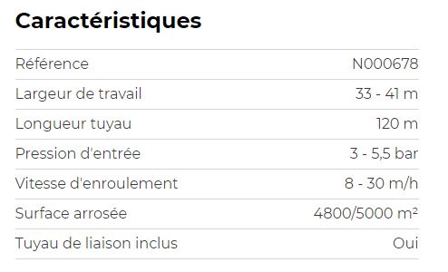 Arroseur à secteur avec chariot porte-arroseur pour irrigation uniforme