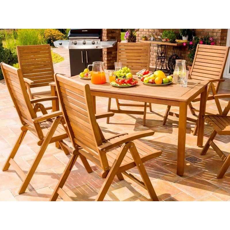 Table de jardin orlando bois d'eucalyptus – MTF – rectangulaire – 2nab2165_3