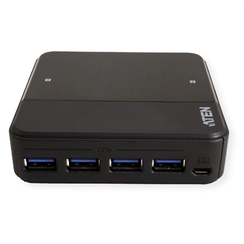 ATEN US3324 Switch de partage des périphériques USB 3.1 Gen1 à 2 x 4 ports_3