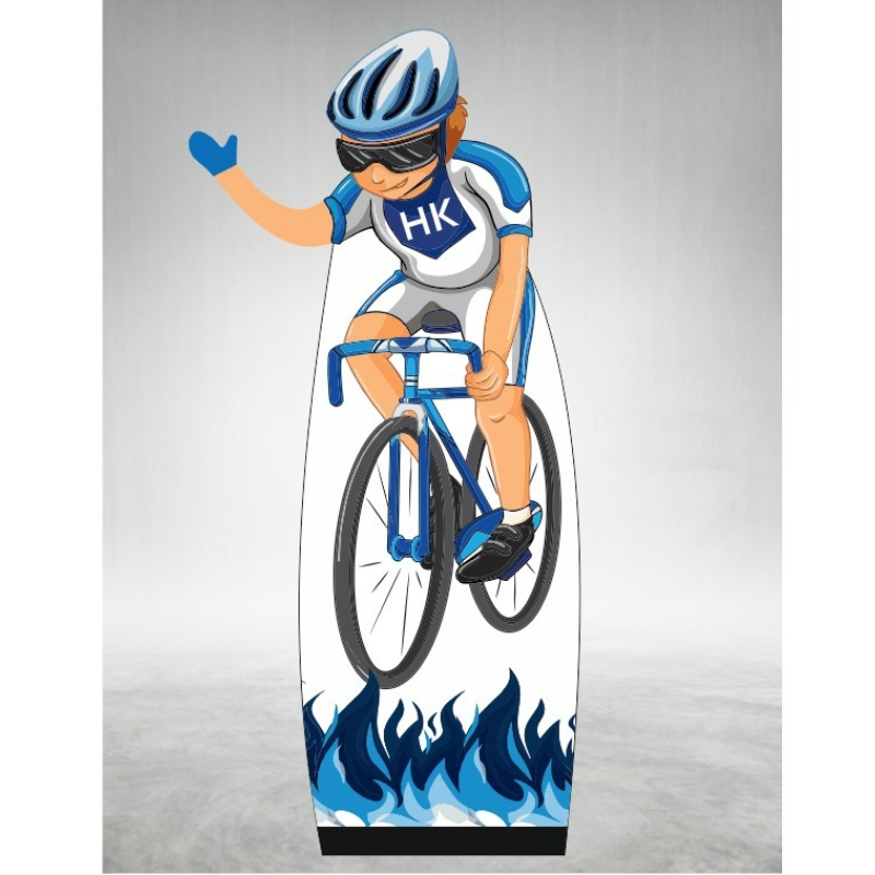 Mascotte gonflable résistante pour une utilisation en extérieur