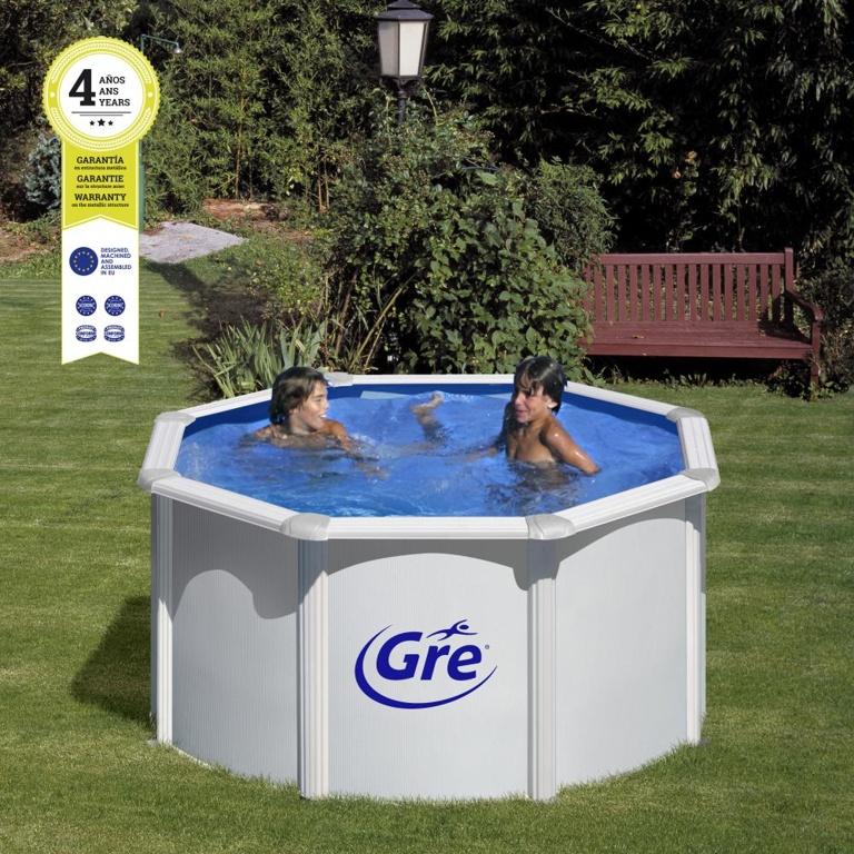 Piscine ronde acier Ø2,60m x H:1,22m - filtration à sable_3