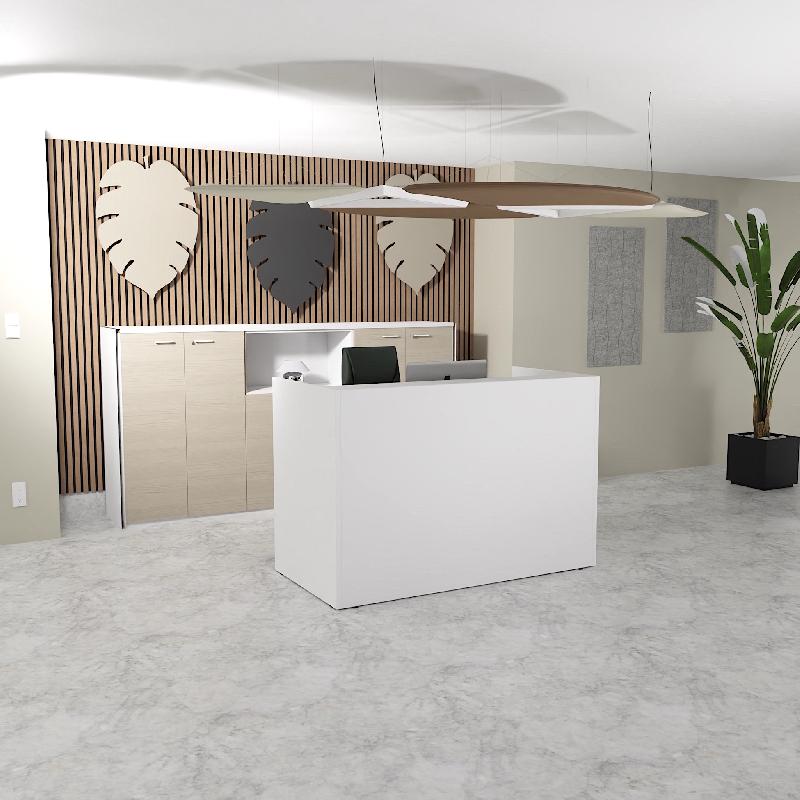 Banque d'accueil économique Z2 Officity - Compacte et chaleureuse ! - Oui, 166, Blanc_3