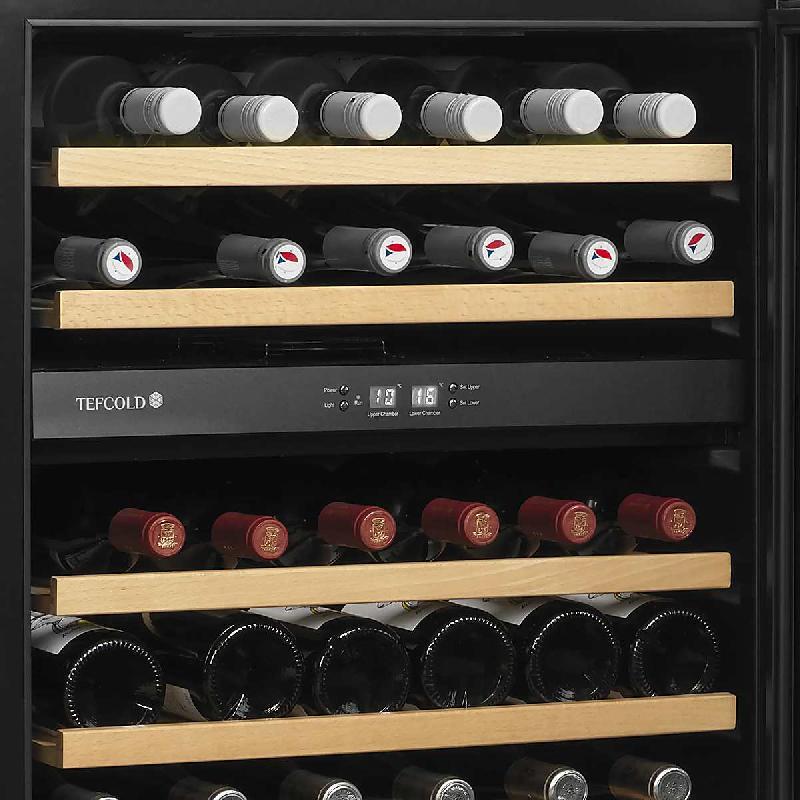 Cave à vin inox 2 zones - 46 bouteilles | Tefcold - TFW200-2S_3
