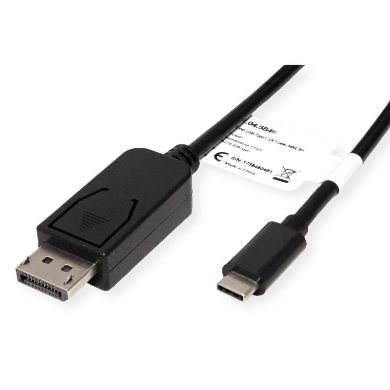 ROLINE Câble adaptateur type C - DisplayPort, v1.2, M/M, 1 m_3