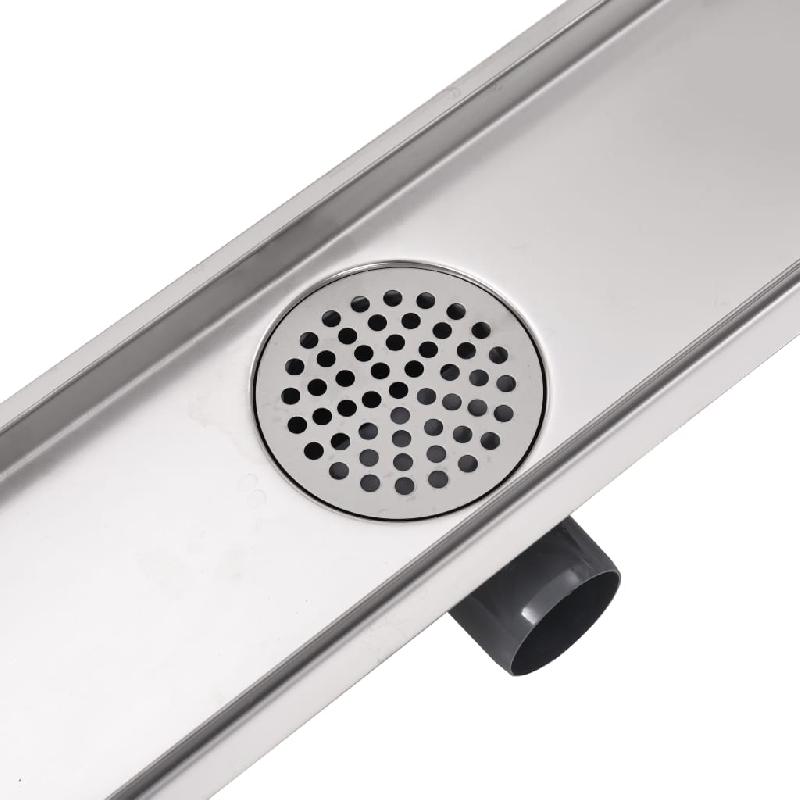 Vidaxl drain de douche linéaire 530 x 140 mm acier inoxydable 142177_3