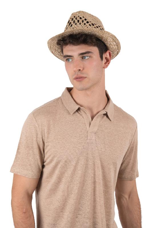 Chapeau Panama tressé en fibre végétale - Réf: KP613 - Marque K-up_3