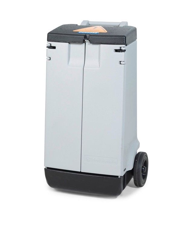 Kit d'absorbants anti-pollution Densorb - Chariot gris avec absorbants adaptés aux liquides chimiques - 116751w_3