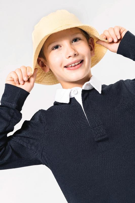 Polo rugby enfant Kariban - Réf: K214 - 100% coton peigné jersey pré-rétréci_3