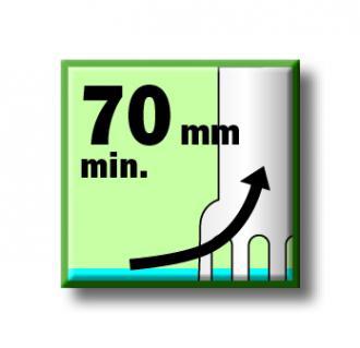 Pompe de relevage inox - eau chargée - 1100w - 306418_3