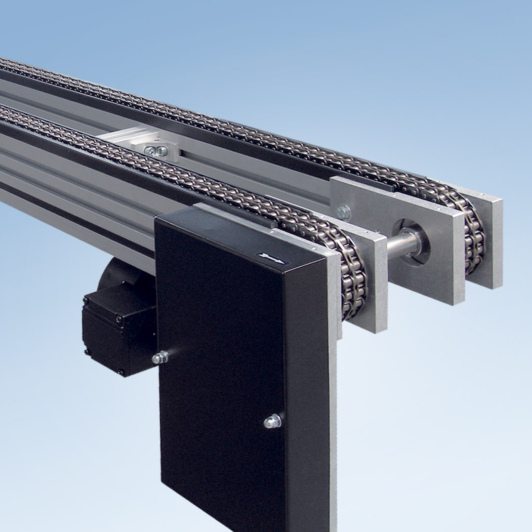 Convoyeur à chaîne KTF-P 2010 - robuste, polyvalent, pour charges lourdes - MK Technology Group_3