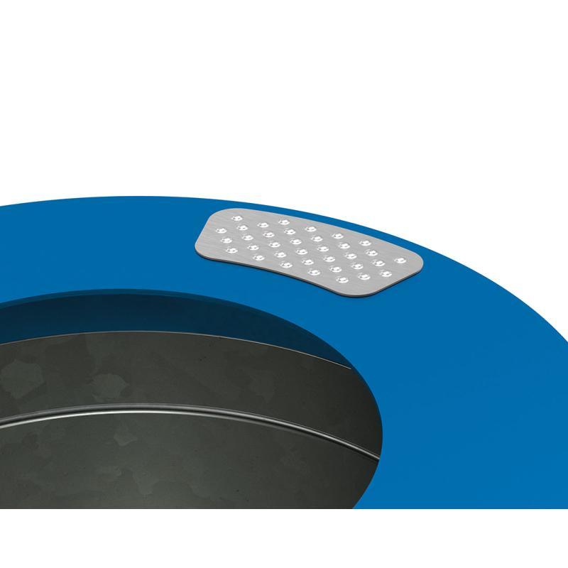 Corbeille Olbia 80 ou 120 L - Sobre, élégante et moderne pour espaces publics_3