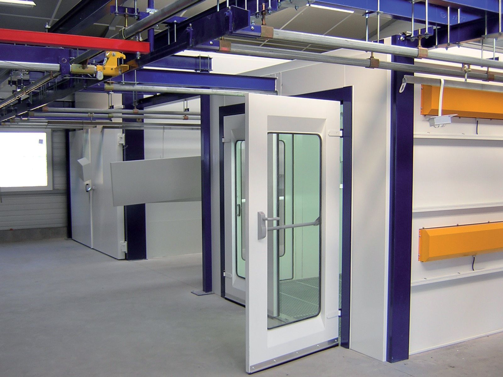 Cabine de peinture poudre (ventilation verticale - cabine fermée)_3