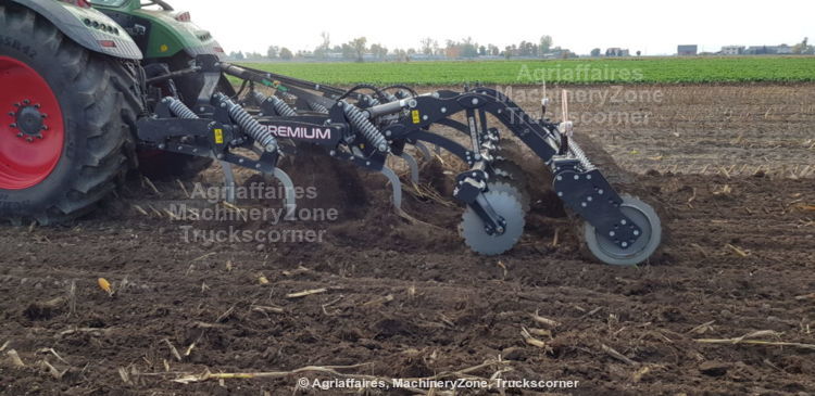 Déchaumeur à dents Agro-Tom APSP 3M - attelage porté arrière, largeur 4,0m, rouleaux et sécurité non-stop_3
