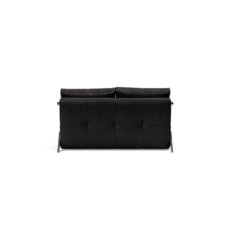 Innovation Living - Canapé design Cubed 02 Chrome convertible 160x200 cm - Coloris Faunal Black_3