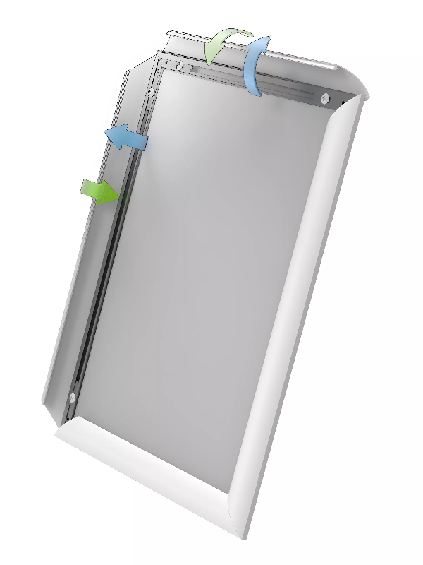 Présentoir d'affichage A3 en bois_3