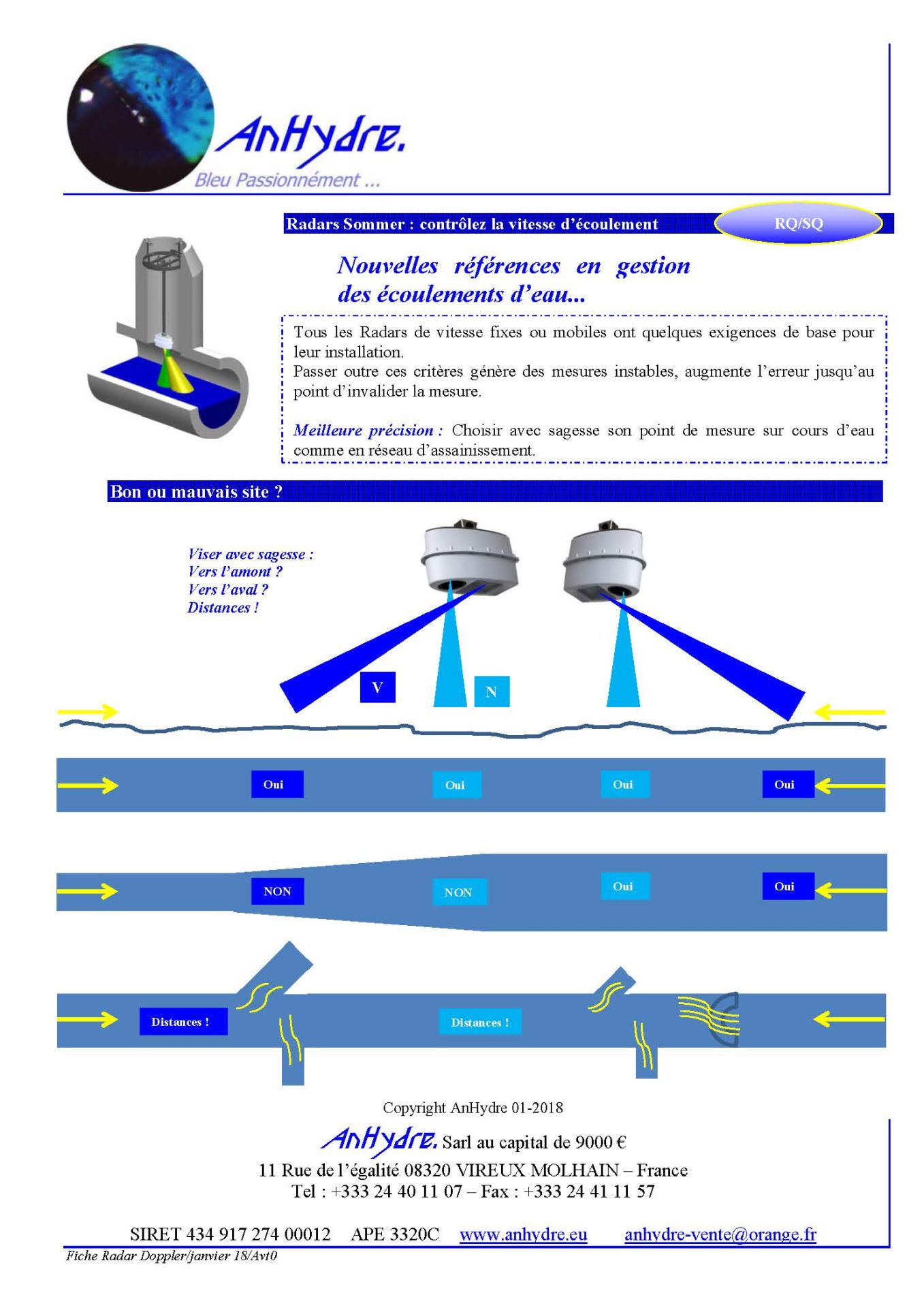 Radar de vitesse d'écoulement Sommer RG-30 - mesure Doppler pour cours d'eau et torrents_3