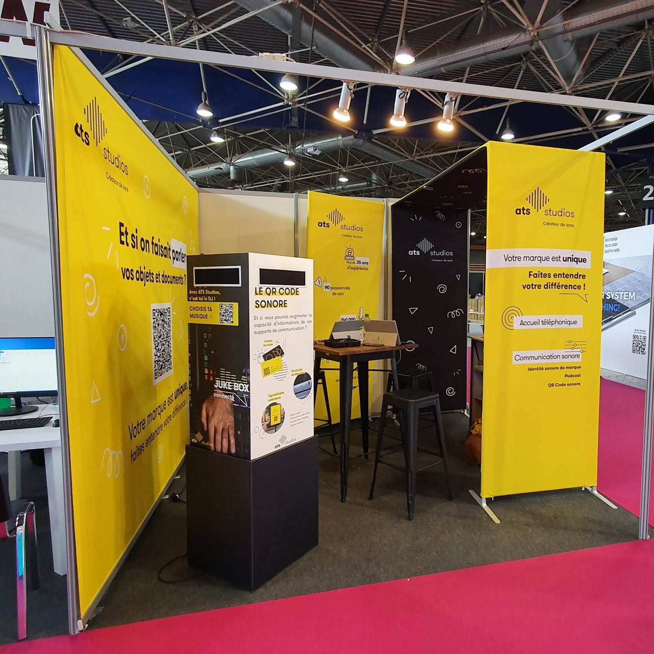 Stand pour salon professionnel - Design et aménagement de stands - Service XCITE_3