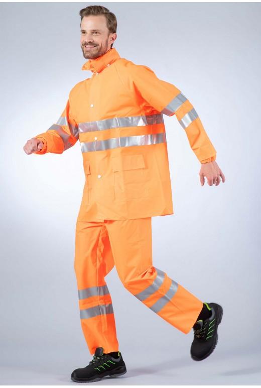 Veste de pluie haute visibilité Sonomix HV - Réf. Vdzhv2prp4 - EN ISO 20471 classe 3 - jaune fluo ou orange fluo_3