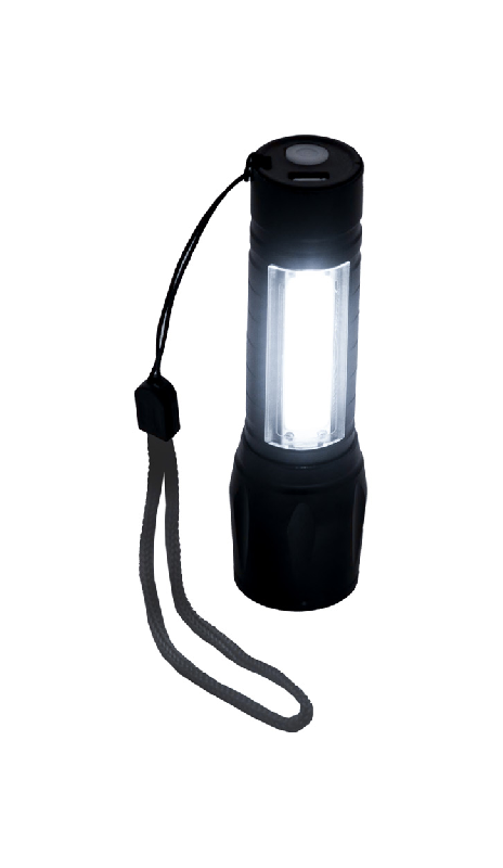 Lampe de poche rechargeable - Aluminium - USB intégrée 400 mAh - Lumière COB haute puissance_3