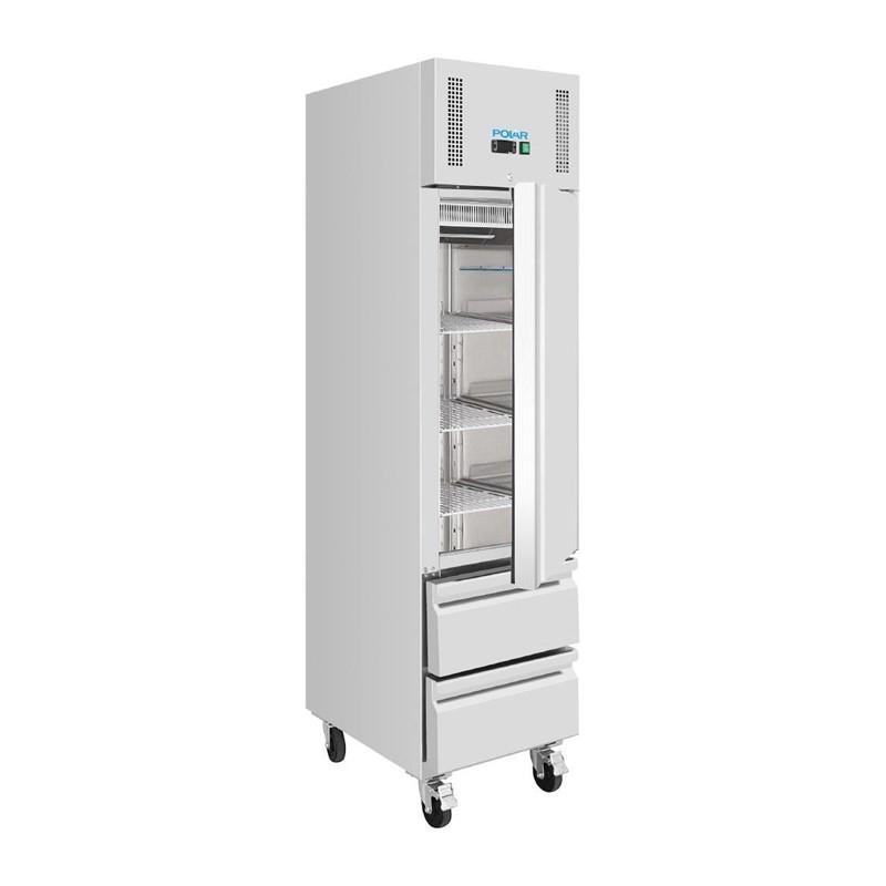 Armoire réfrigérée positive GN slimline 1 porte 2 tiroirs série U 292 L UA112 Polar_3